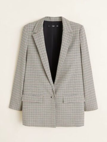 Structured suit blazer